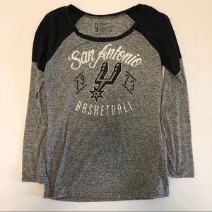 NBA | Spurs Grey Long Sleeve